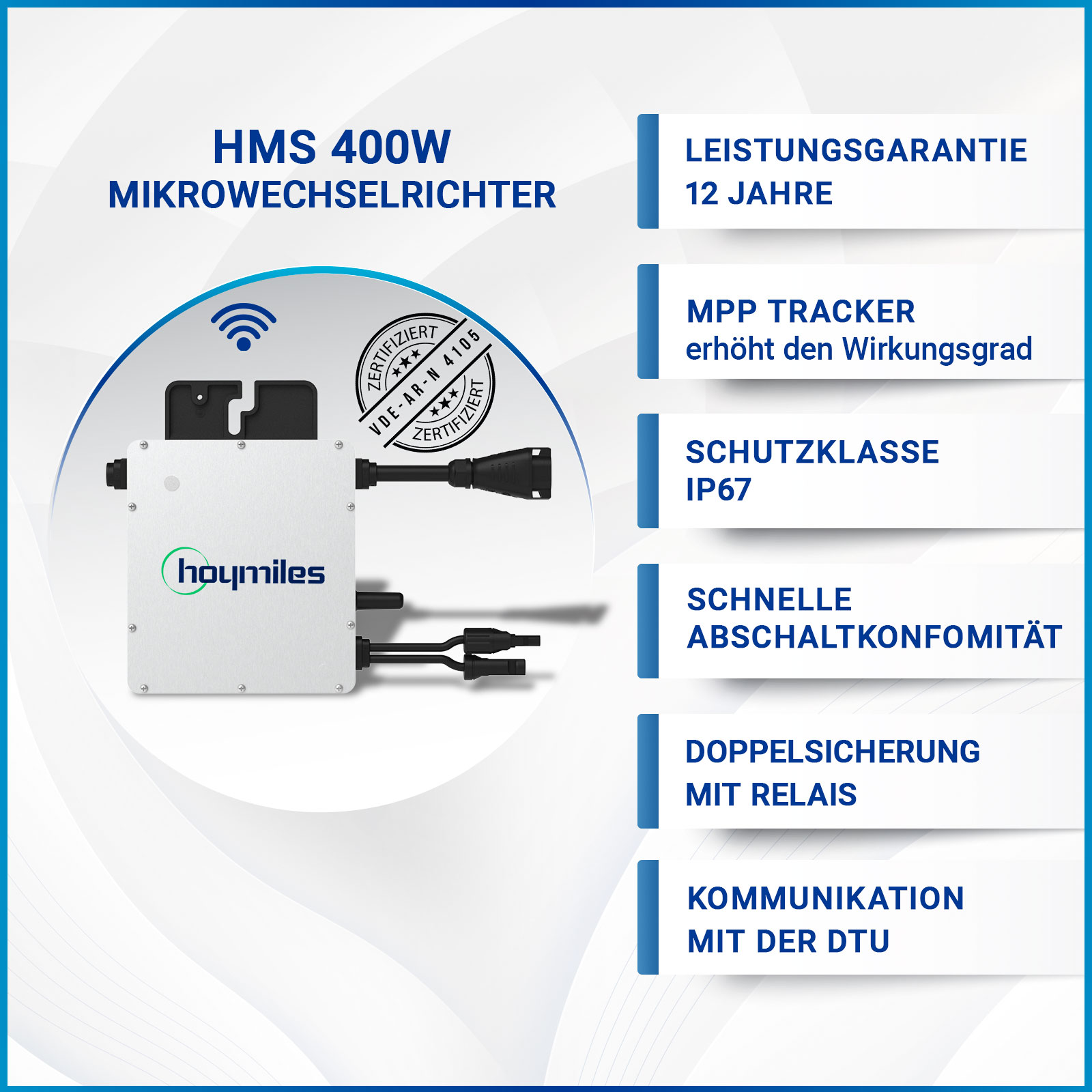 Hoymiles HM-400 Mikro Wechselrichter